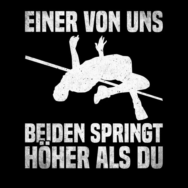 Hochsprung - einer von uns springt höher als du