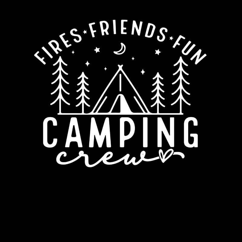 Feux Amis Plaisir Équipe de camping