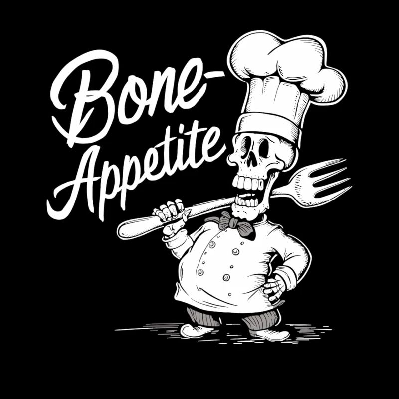 Bone Appetite Skeleton Chef