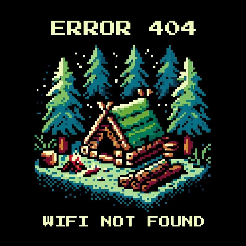 Error 404 WiFi Nicht Gefunden Bushcraft Gaming