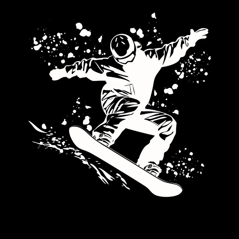 Snowboarder Snowboarding Snowboard