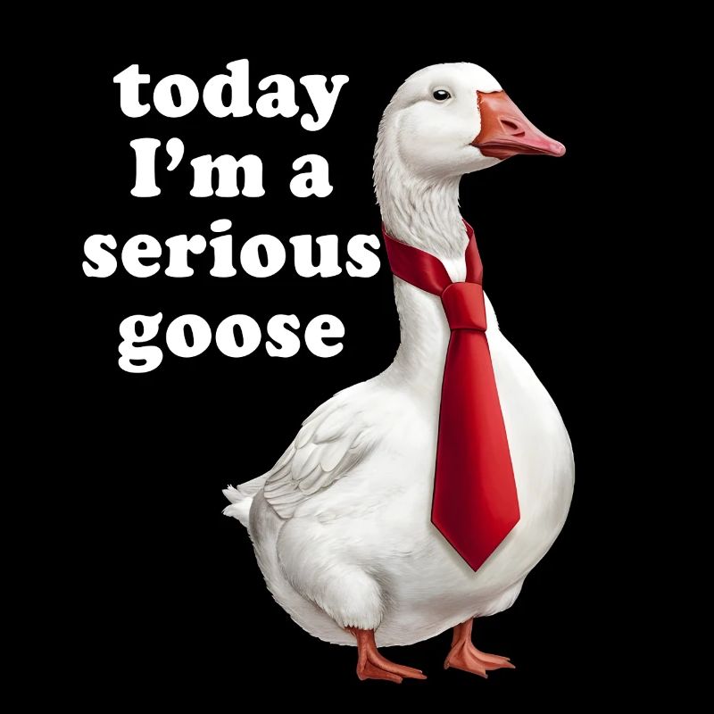 Heute bin ich eine echte Gans