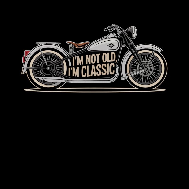 Motorrad Ikone mit Aussage