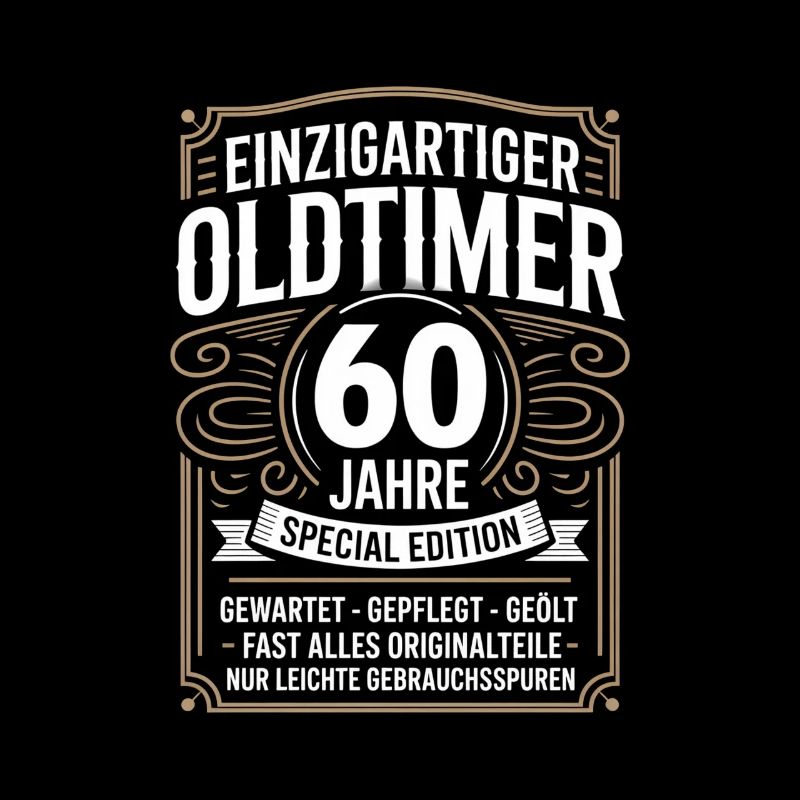 Unique classic car 60 years Special Edition