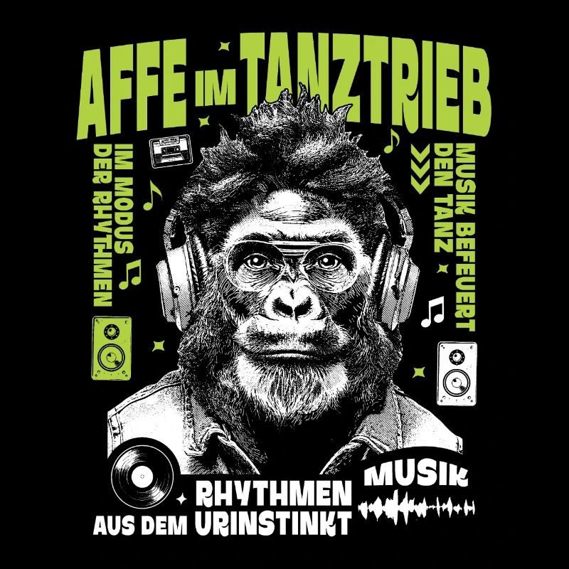 Philosopher Beat Shirt: Gorilla hears deep urban