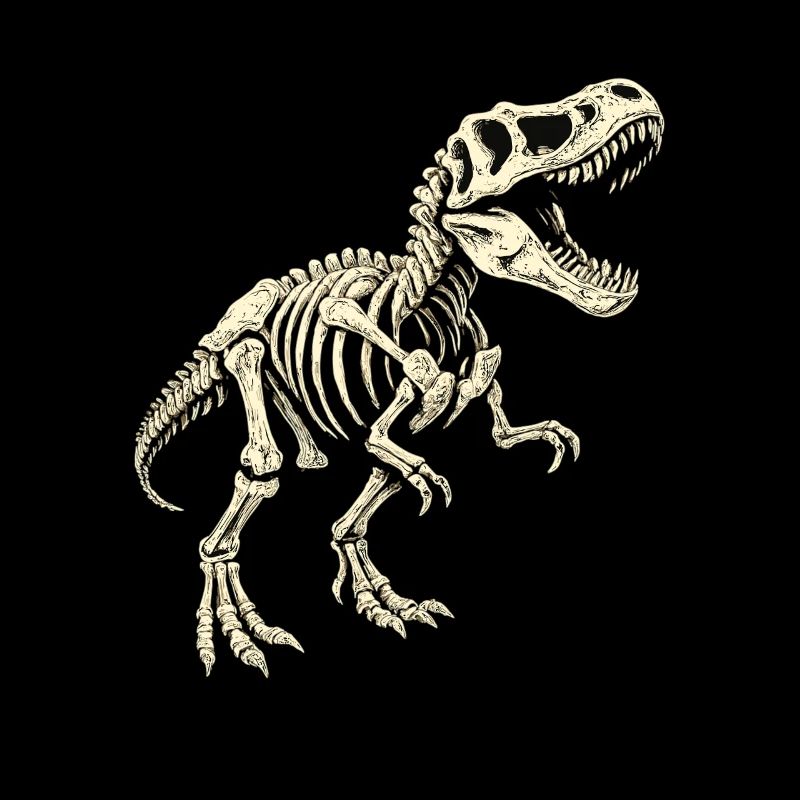 Squelette de T-Rex – Conception de fossiles de dinosaures