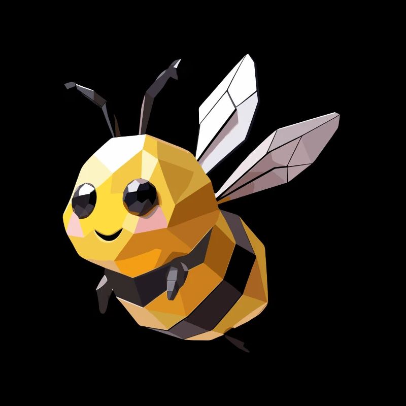 Cute Bee Bumblebee – Nature Design Geometric