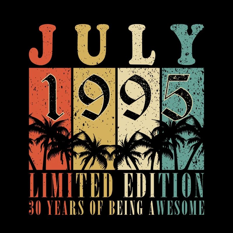 Juli 1995 Vintage Retro Geburtstagsgeschenk