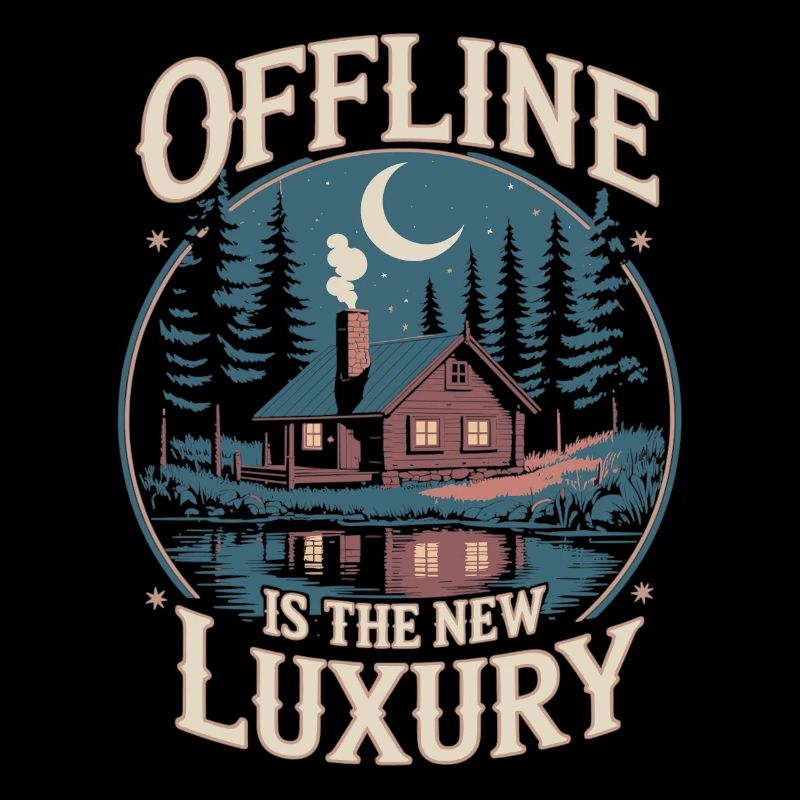 Offline is Luxury - Digital Detox Statement