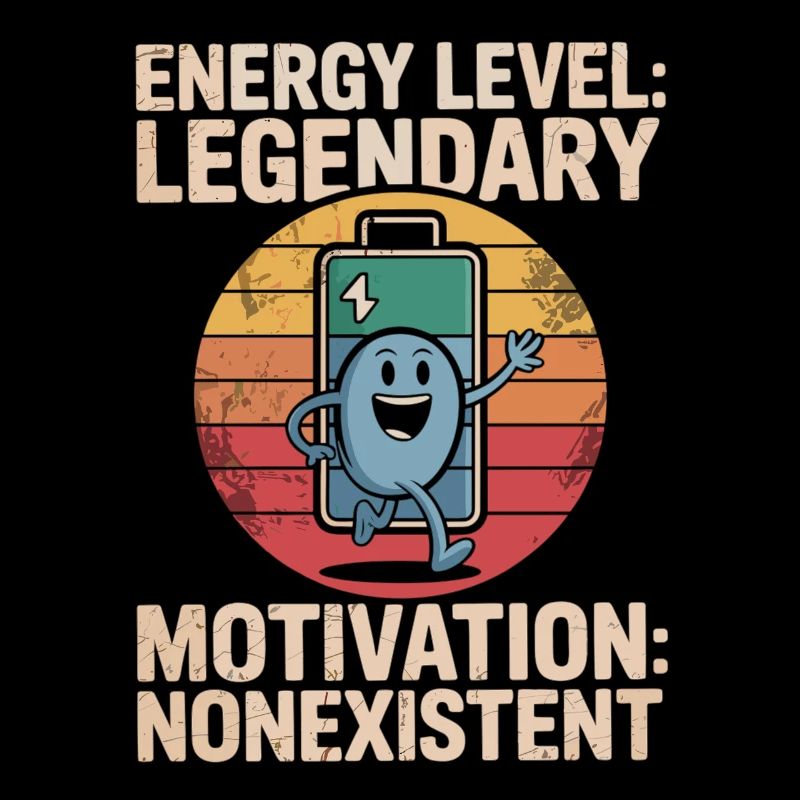Energy legendary, motivation zero