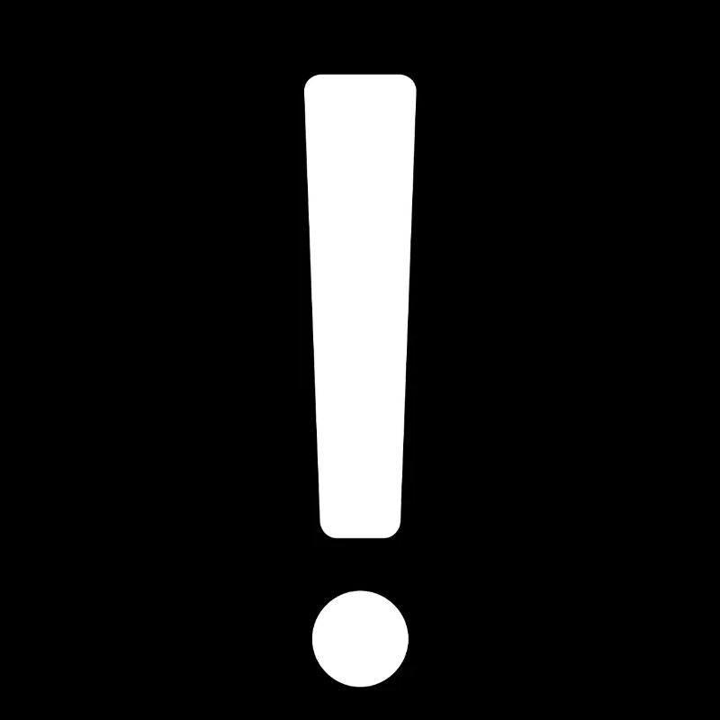 exclamation mark symbol punctuation mark