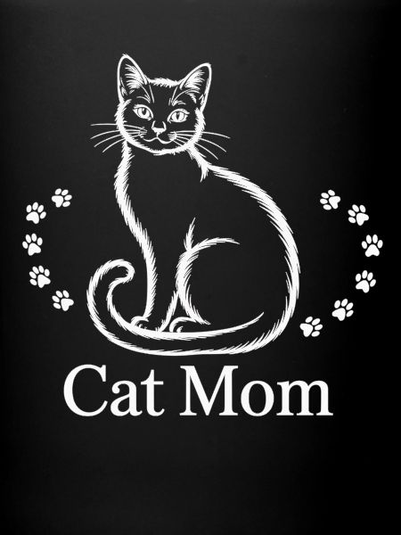 Fière maman chat