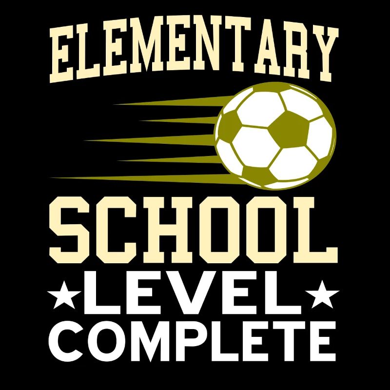 Funny Elementary Completed Soccer Vibe