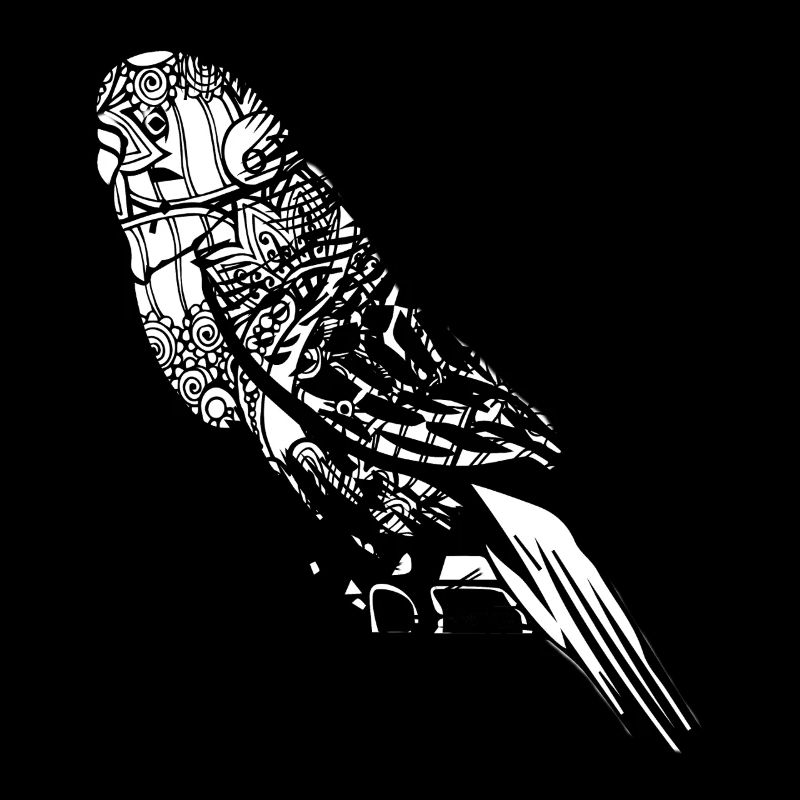 Parakeet Floral Pattern