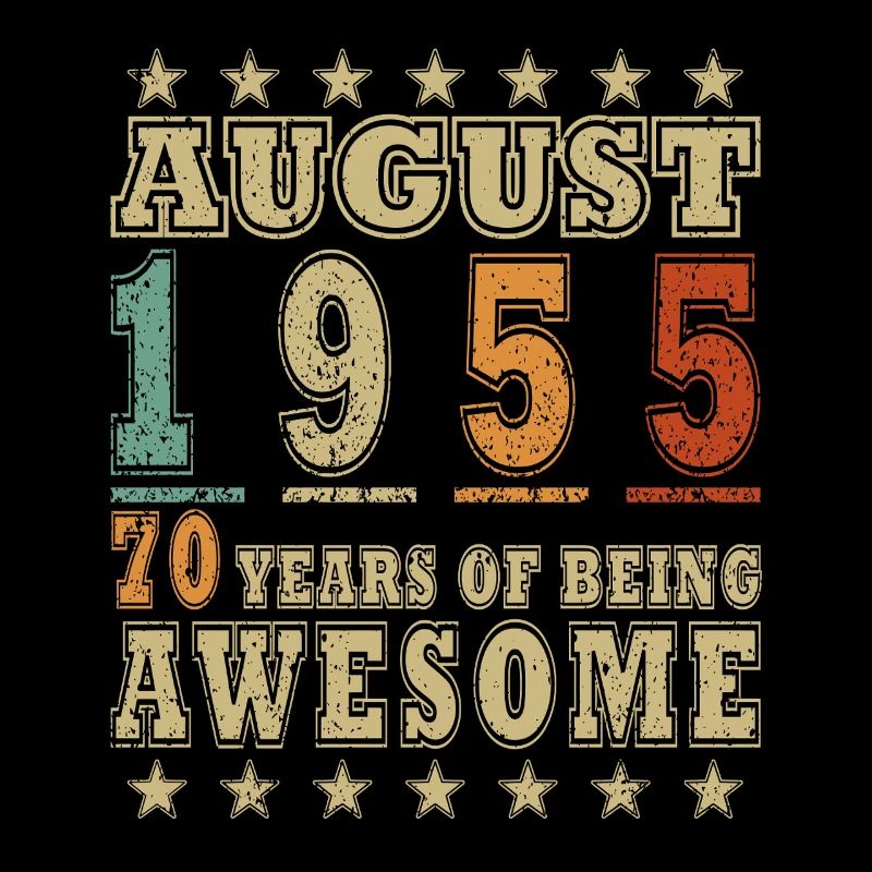 70e anniversaire - Année - Août 1955