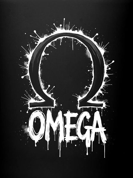 Omega Symbol Splash
