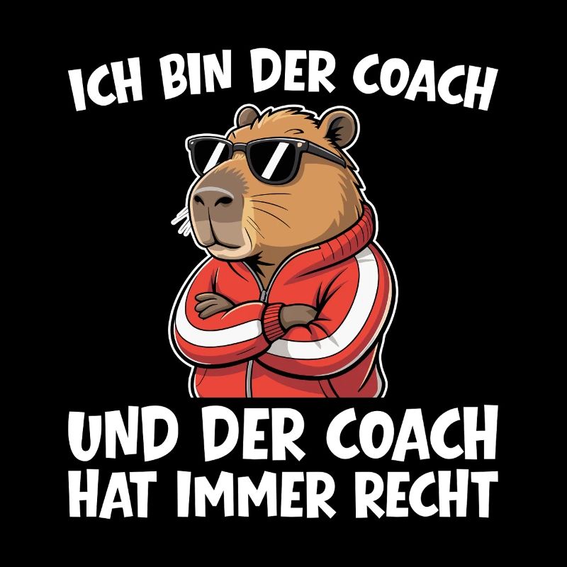 Personal Trainer Capybara - Fußballtrainer