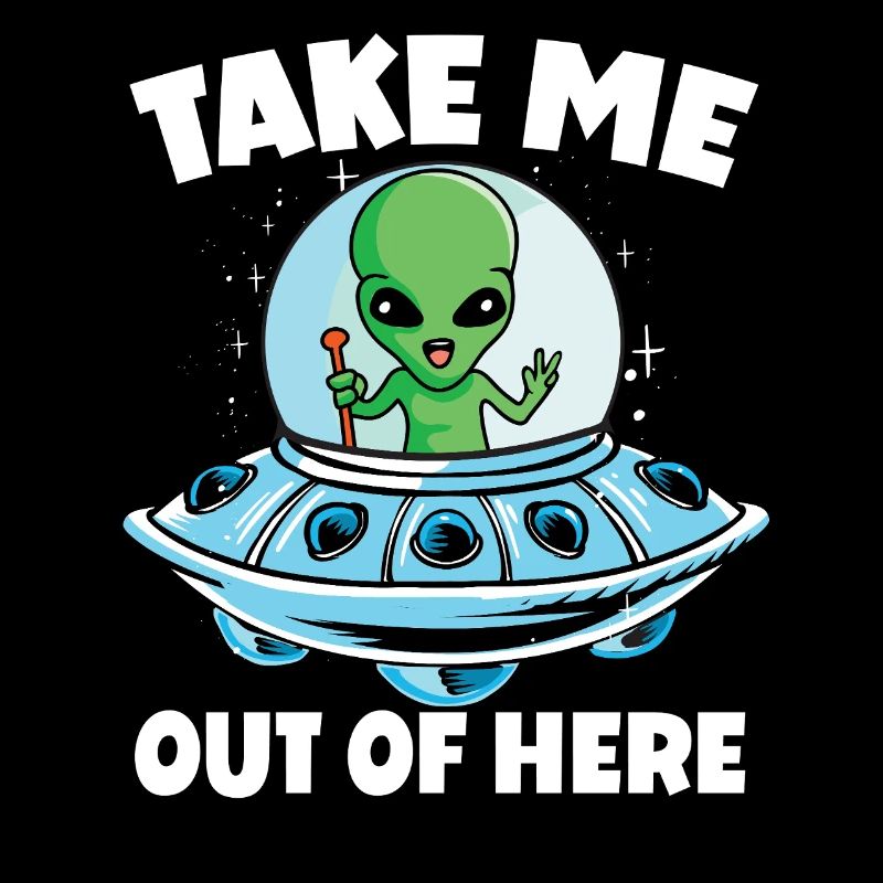 Alien in Space mit Take Me Out of Here