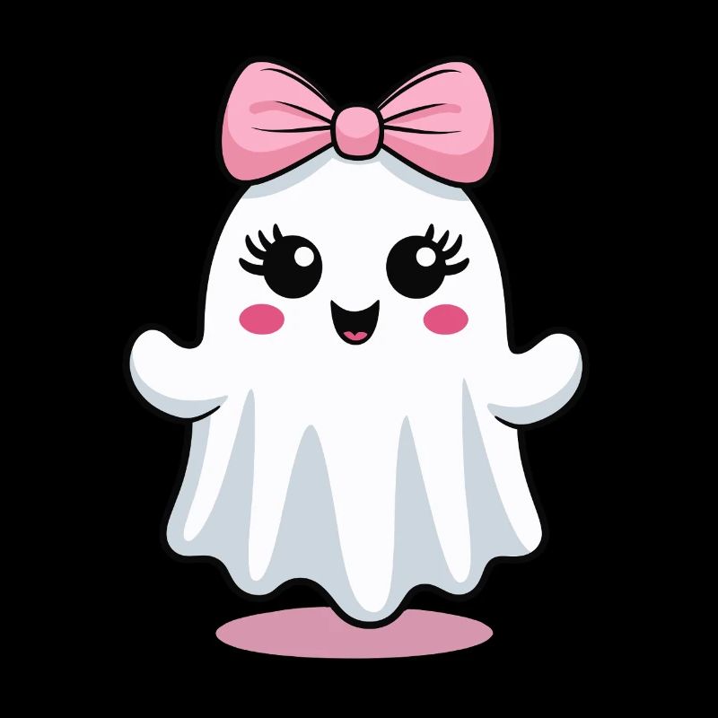 Fantôme mignon avec arc