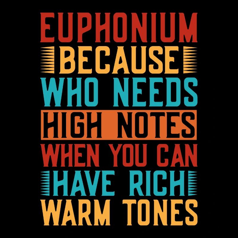 Euphonium Vous pouvez avoir des tons riches et chauds Barytons