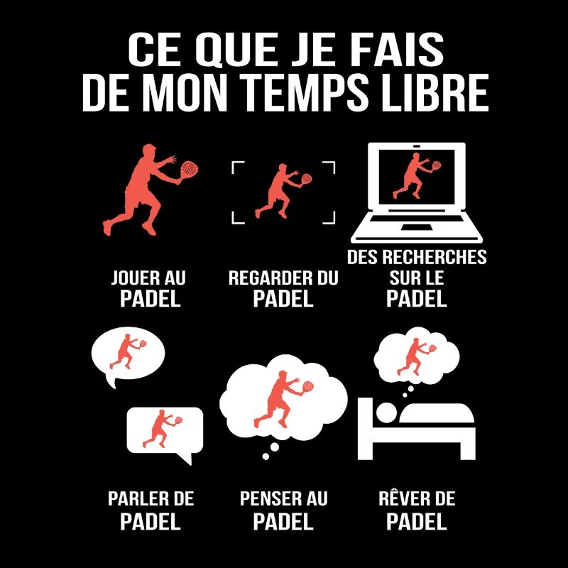 Ce que je fais de mon temps libre – Padel