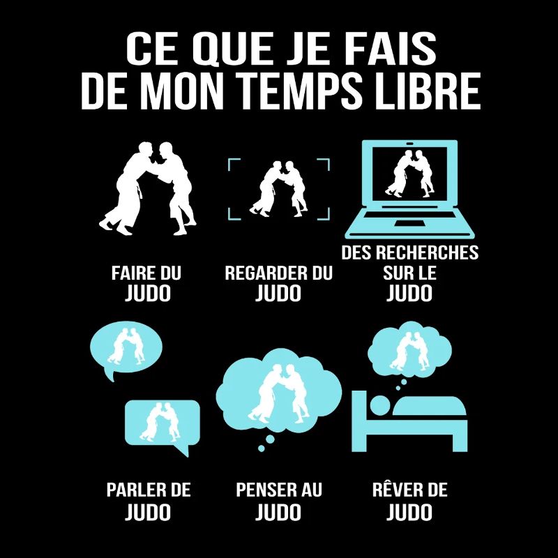 Was ich in meiner Freizeit mache Judo-Humor