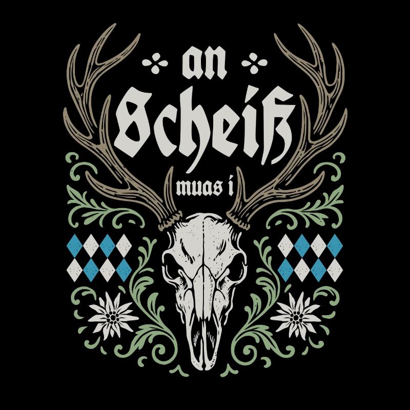 Hirschgeweih - An Scheiß muas i - Bier & Gaudi