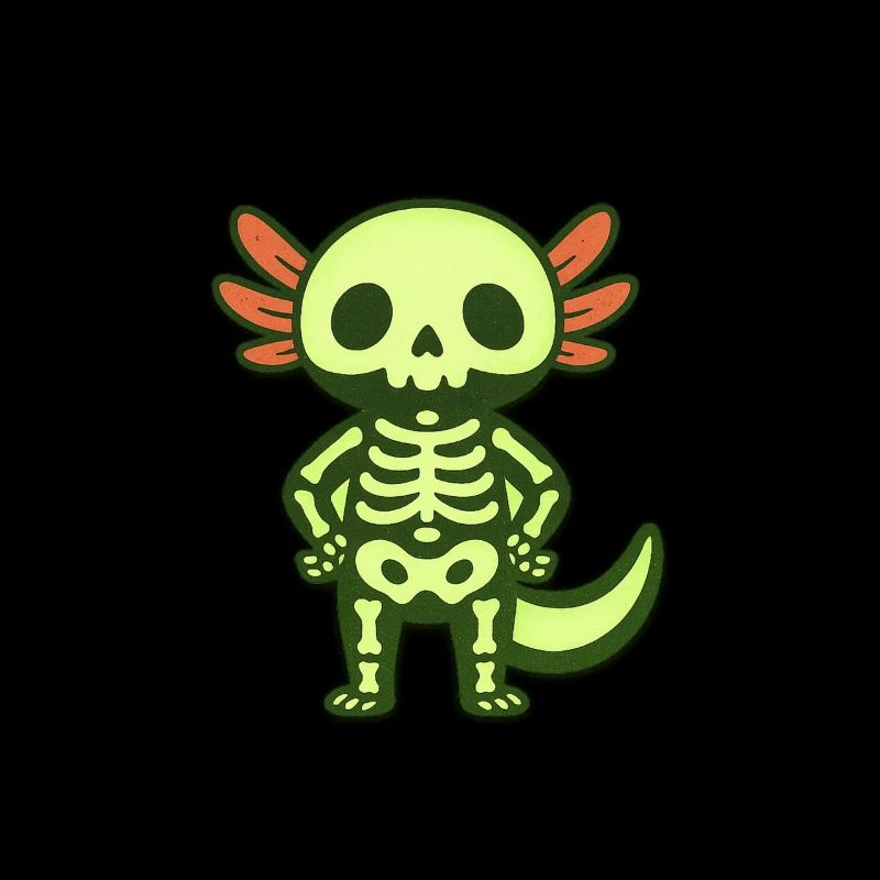 Axolotl Squelette Costume Halloween