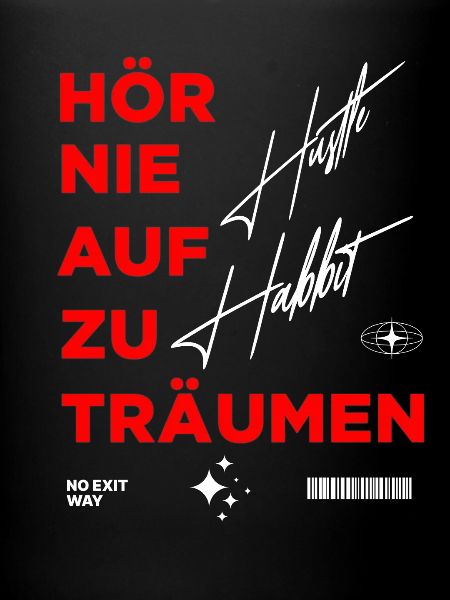 Tendance motivante Conception d’impression graphique