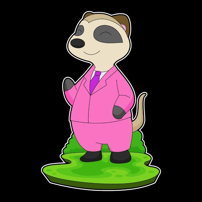 Costume de marié suricate pour mariage