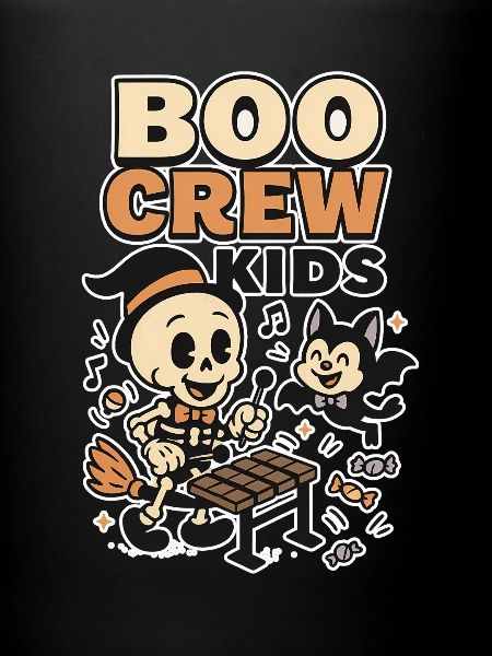 Spooky Halloween open-air scene