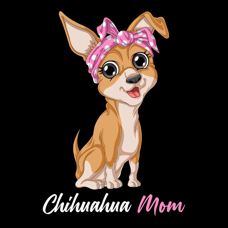 Lustige Chihuahua Mutter Haustier Kunst Perfekter Muttertag