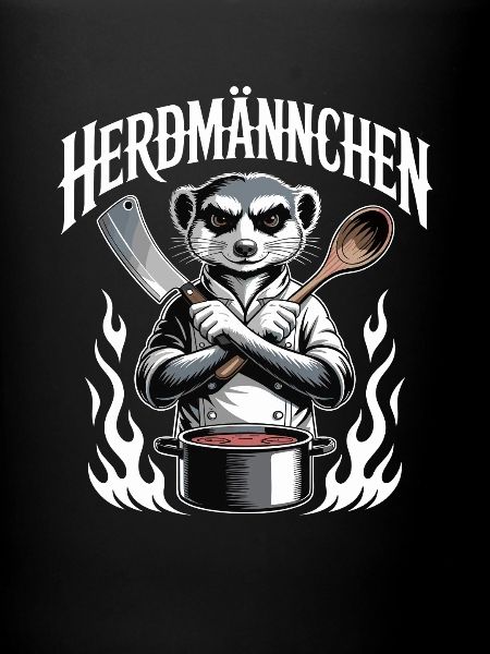 Herdmännchen kochen lustiger Koch Herdmännchen