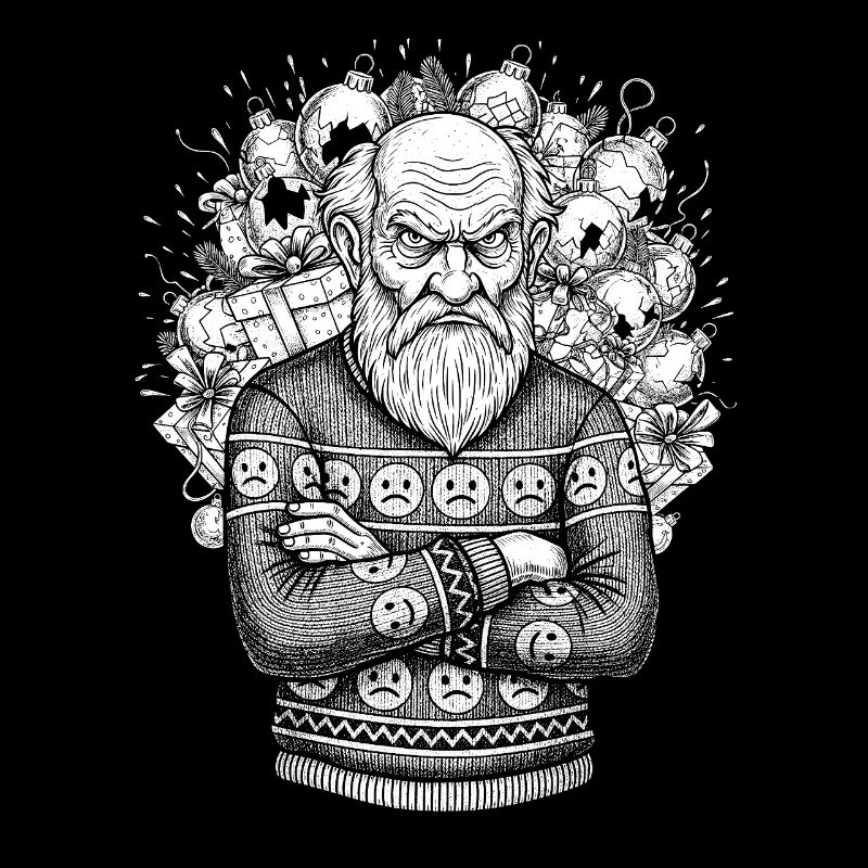 Pull de Noël moche