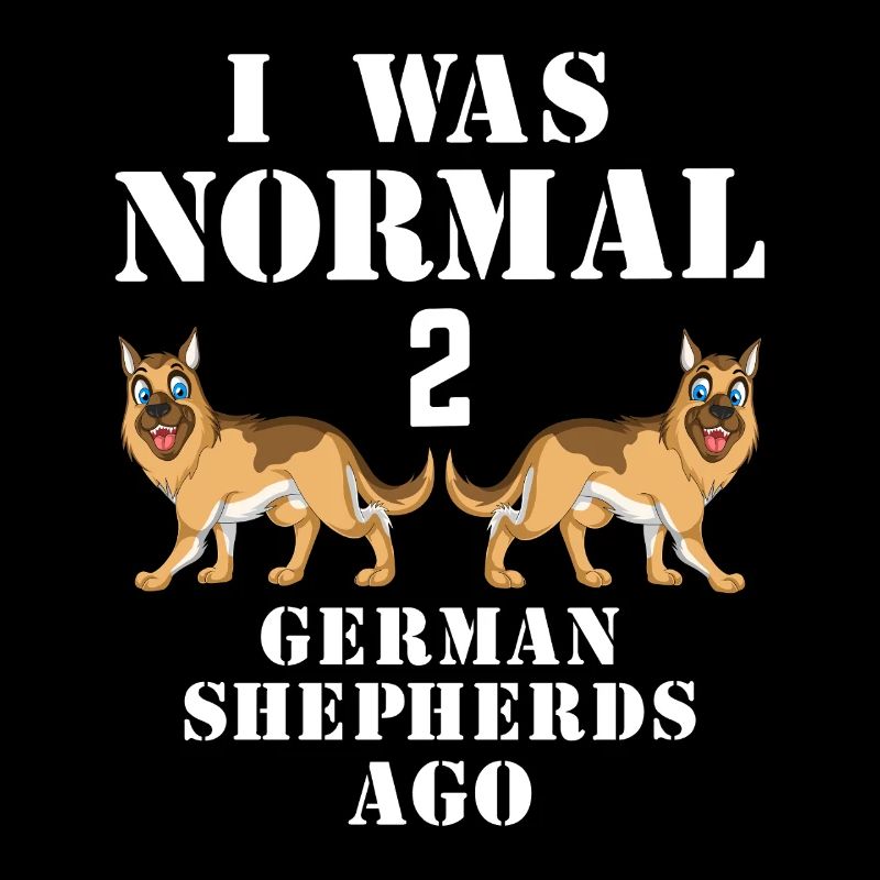 Humorous German Shepherd Meme Design