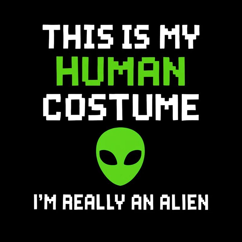 Alien Humor Kostüm Statement