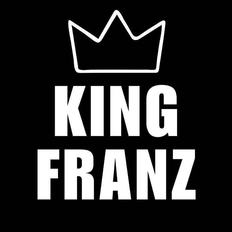 Franz Name mit Buchstabe F - King Crown Hemd