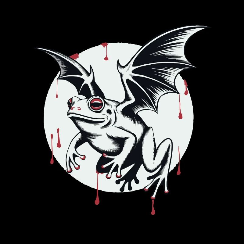 Vampiric bat frog in the shade