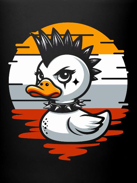 Punk Ducks Illustration