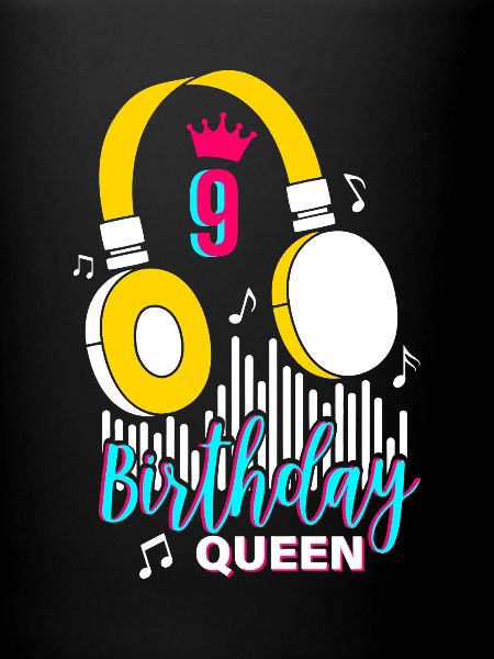 Birthday Queen 9th Birthday