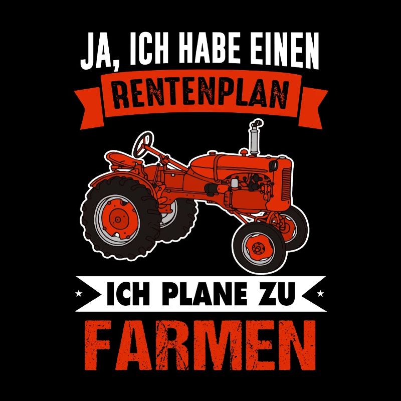 Rentenplan Farmen Geschenk Rente Pension Abschied