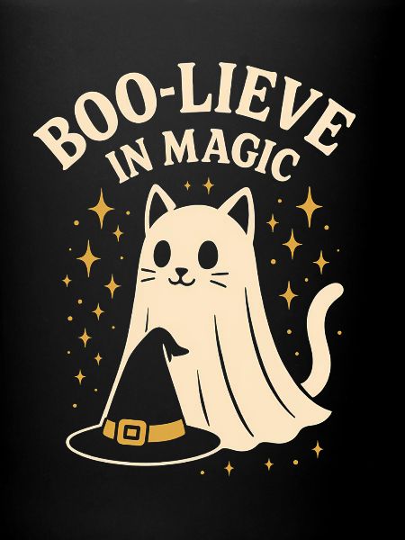 Katzengeist Zauberhaftes Halloween Design