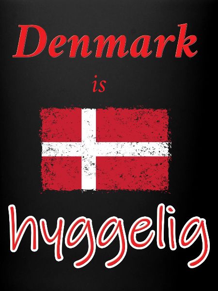 Hygelige Danemark Drapeau Illustration