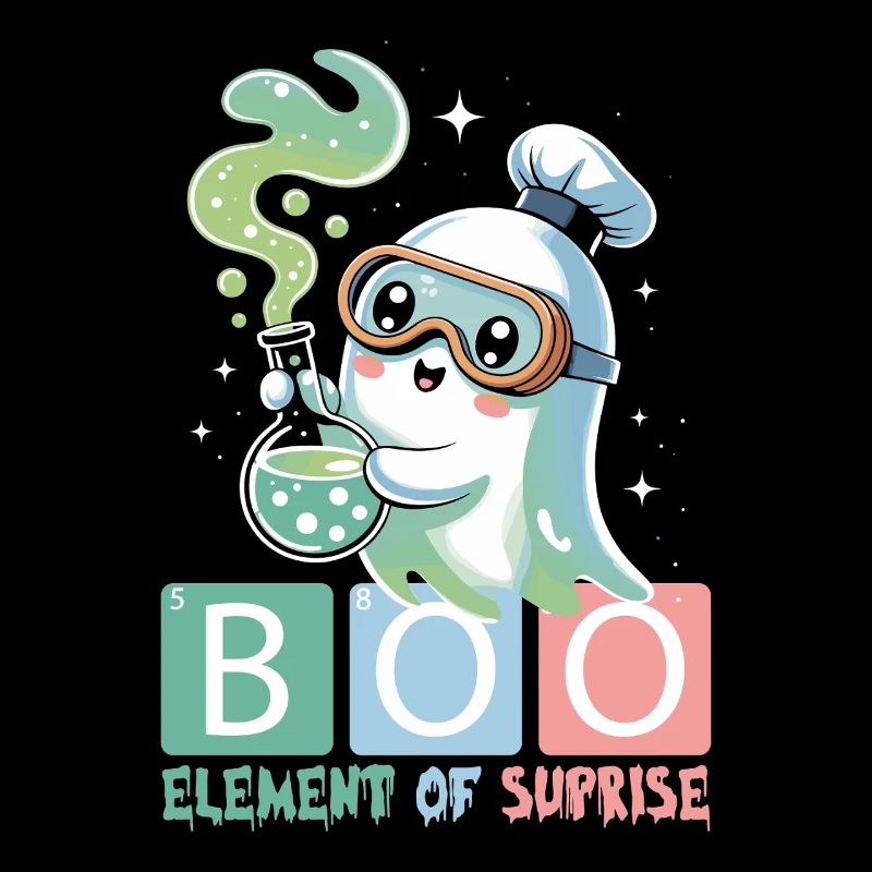 Fantôme mignon Halloween Automne