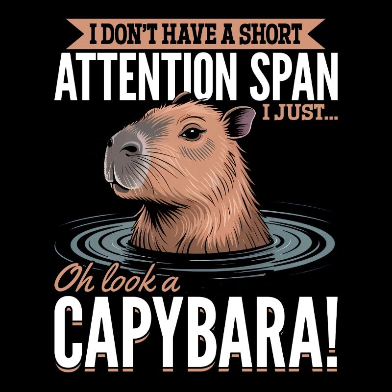 Funny aesthetic Kawaii Capybara