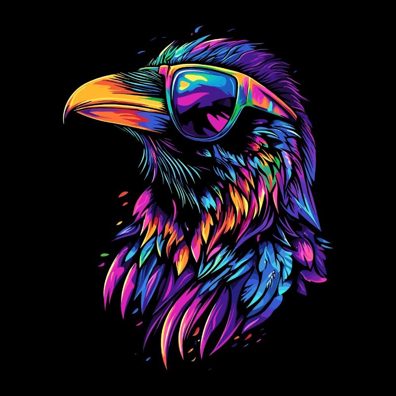 Rabe Krähe Vogel Rabenkrähe Dohle Schwarze Raben