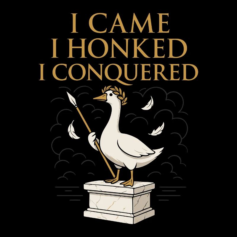 Funny Geese Meme Chaos Honk Certified Silly