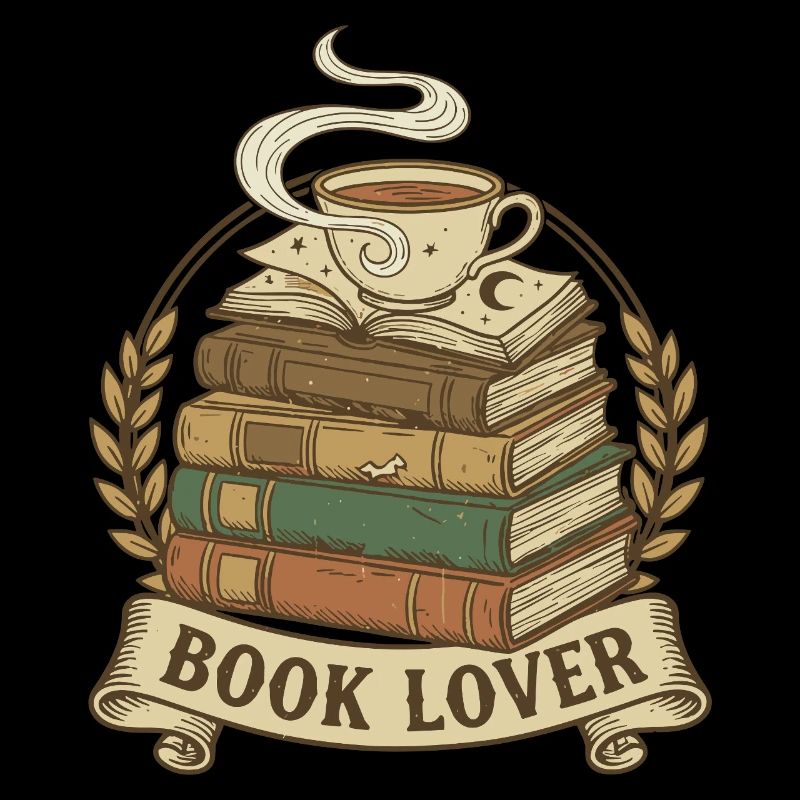 Cozy Book Stack with Steam Cup