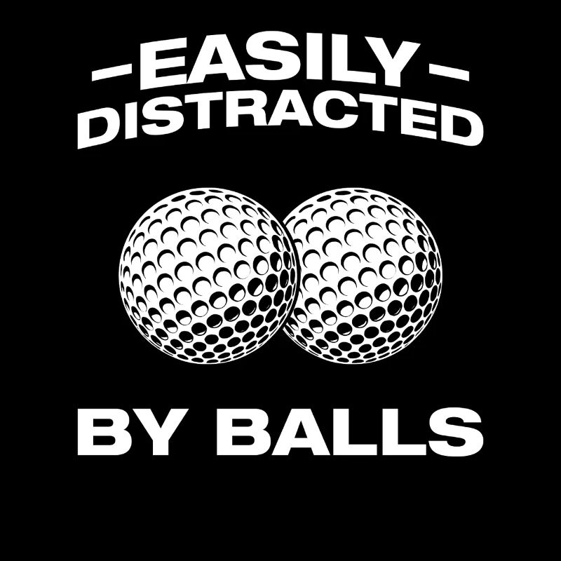 Easily distracted by balls Golfer Golf Golfen