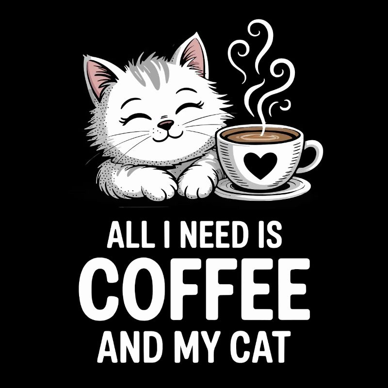Tout ce dont j’ai besoin, c’est de café et de chat